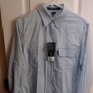 Ralph Lauren Long Sleeve 100% Cotton Button Down Top - L - NWT